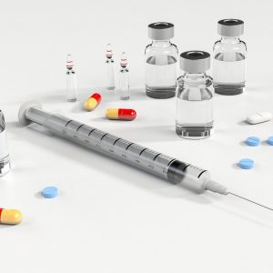 syringe, pill, capsule